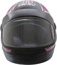 X capacete interlagos 60 pto/rosa - GOW