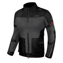 X11 jaqueta adventure feminina preto/cinza p