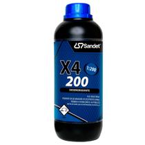 X4 200 Desengraxante Alcalino Ultra Concentrado 1l