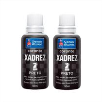 Xadrez Corante Liquido 50ml Diversas Cores - Kit 2 Unidades