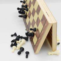 Xadrez Dama e Gamão Magnético Tabuleiro de Madeiraa Estojo 3 em 1 34X34CM Xadrez Dama e Gamão Magnético Tabuleiro de Madeiraa Estojo 3 em 1 34X34CM
