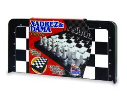 Xadrez e Dama 2 jogos em 1 Lugo