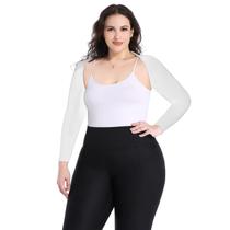 Xaile com mangas de braço e proteção solar VELISDE Plus Size para mulheres