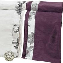 Xale Cannes 1,40M X 1,40M Tafetá 1 Peça Roxo