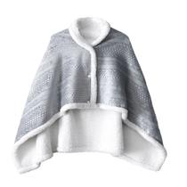 Xale Cobertor de Ombro Capa Manta Lã Grossa Flanela Super Macio Aconchegante e Quente