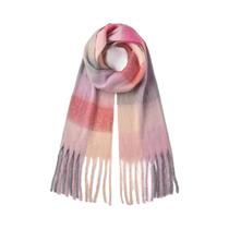 Xale De Cashmere Quente E Grosso Estilo Coreano Para Mulheres, Pashmina Longa Para Aquecer O Pescoço