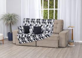 Xale de Jacquard Manta de Sofá Poltrona Cama 2,20m x 1,50m