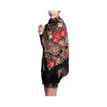 Xale Feminino De Inverno Pashmina 2024 Estampado Designer Lenço Floral Quente Hijab Manta De Viagem