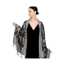 Xale Feminino De Outono Em Pashmina, Cachecol Quente De Algodão, Lenço De Cabeça Com Estampa De