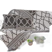 Xale Grécia 5 Peças Preto - Decor.All