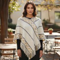 Xale Lenço Poncho Capa Moda Elegante Mulheres Leve Super Macio Aconchegante Quente