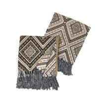 Xale Manta para Sofá Protetora Decorativa 3 Lugares Agra Marrom