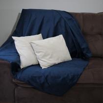 Xale Manta Suede Para Sofá e Cama 1,35 x 1,35m Toque Aveludado Peseira Decorativa Veludo!
