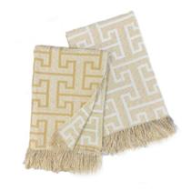 Xale para Sofá CRETA 1,40mx1,60m Granel Cor 03: Bege