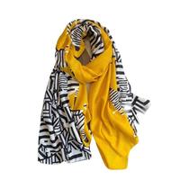 Xale Pashmina De Algodão Xadrez Feminino Cachecol De Inverno Quente Outono Estampado Luxo Envoltório