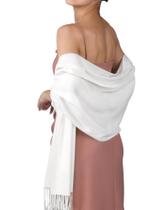 Xale Pashmina FURTALK 193x69 cm Lenço Macio e Envolvente Xale Pashmina FURTALK 193x69 cm Lenço Macio e Envolvente