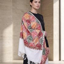 Xale Pashmina Indiana Luxo Estampa Étnica Soft Premium 70x120cm Xale Pashmina Indiana Luxo Estampa Étnica Soft Premium 70x120cm