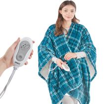 Xale Sherpa Wrap aquecido elétrico Degrees of Comfort Blue
