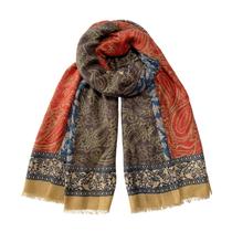 Xale Wendyfull Paisley Pashmina Feel para mulheres amarelo