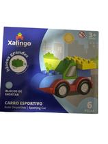 Xalingo Bloco Grande Display Carros Esportivo 6 Peças