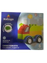Xalingo Bloco Grande Display Carros Robusto 6 Peças