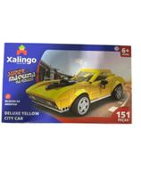 Xalingo Bloco Super Maquina Cidade 151 Pçs Deluxe Yellow Car