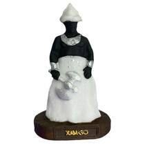 Xangô Ayrá Branco 10Cm Resina