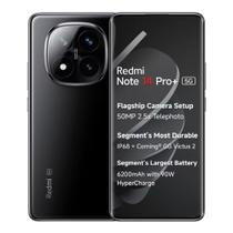 XaomiNote 14 Pro Plus 5G Global 8GB RAM, 256GB, Processador Dimensity 7200 Ultra, Midnight Black