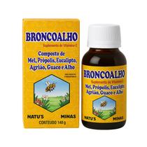 Xarope Broncoalho (Mel, Própolis, Eucalipto, Agrião, Guaco e Alho) 140ml - Natus Minas