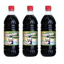Xarope Concentrado Kit 3 Potes Guaraná ou Groselha Xarope Concentrado Kit 3 Potes Guaraná ou Groselha