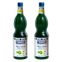 Xarope de Maçã Verde Fabbri Mixybar Mela Verde 1l 2 Unidades