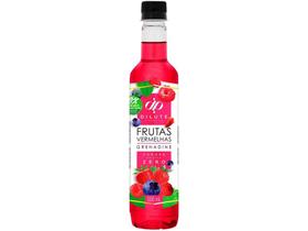 Xarope Dilute Premium Frutas Vermelhas - Sem Açúcar 500ml