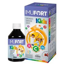 Xarope Imunidade Vitamina C D Zinco 240ml Imufort Kids