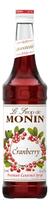 Xarope monin cranberry 700ml