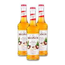 Xarope Monin Drinks e Bebidas Sabor Macadâmia Kit 3un 700ml Xarope Monin Drinks e Bebidas Sabor Macadâmia Kit 3un 700ml