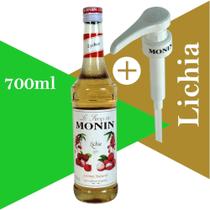 Xarope Monin Lichia + Bomba Dosadora para drinks, coquetéis, cafés e sobremesas Xarope Monin Lichia + Bomba Dosadora para drinks, coquetéis, cafés e sobremesas