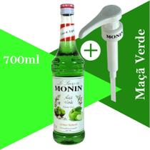 Xarope Monin Maçã Verde + Bomba Dosadora para drinks, coquetéis, cafés e sobremesas - RoyalBar