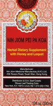 Xarope Nin Jiom Pei Pa Koa Suplemento dietético herbal 300ml Xarope Nin Jiom Pei Pa Koa Suplemento dietético herbal 300ml