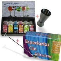 Xaropes + Especiarias para Drinks + Acessórios - Kit Allspices