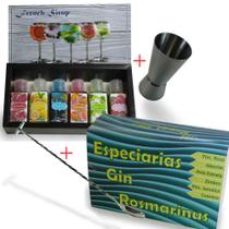 Xaropes + Especiarias para Drinks + Acessórios - Kit Rosmarinus