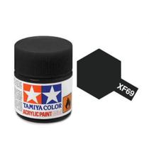 Xf69 Acrilico Fosco Preto Nato 10Ml 81769 Tamiya 81769