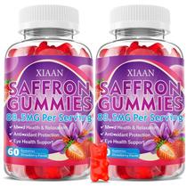 XIAAN Gummies de Açafrão 88,5 mg 120 unidades sabor morango XIAAN Gummies de Açafrão 88,5 mg 120 unidades sabor morango