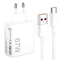 Xiaomi Carregador Super Turbo De 67w Fonte E Cabo Xiaomi Carregador Super Turbo De 67w Fonte E Cabo