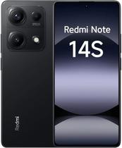 Xiaomi Note 14S 256GB Global 8GB Preto 4G, Processador Octa-Core 2.2GHz, NFC, Dolby Atmos, Bateria 5000mAh