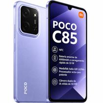 Xiaomi POCO C85 NFC 120Hz 256GB 8GB Câmera 50MP Tela 6.88 120Hz NFC Smartphone Custo benefício Celular Garantia de 1ano Xiaomi POCO C85 NFC 120Hz 256GB 8GB Câmera 50MP Tela 6.88 120Hz NFC Smartphone Custo benefício Celular Garantia de 1ano