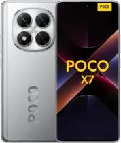 Xiaomi Poco X7 Silver com NFC, HyperOS, Proteção IP68, 12GB RAM e 512GB de Memória