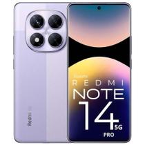 Xiaomi Redmi Note 14 Pro 5G Roxo 256GB 8GB RAM Câmera 200MP Tela AMOLED 120Hz NFC