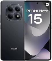 Xiaomi Redmi Note 15 256GB 8GB Preto 4G Android 15 + HyperOS 2, Dual SIM, 108MP OIS, 120Hz, 33W, lançamento 2026