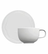Xicara Avulsa Para Café 100ml Com Pires Shell Porcelana Germer
