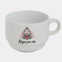 Xícara Branca Bucks de Porcelana 180ML ROGAI POR NOS IGREJA CATOLICA 3